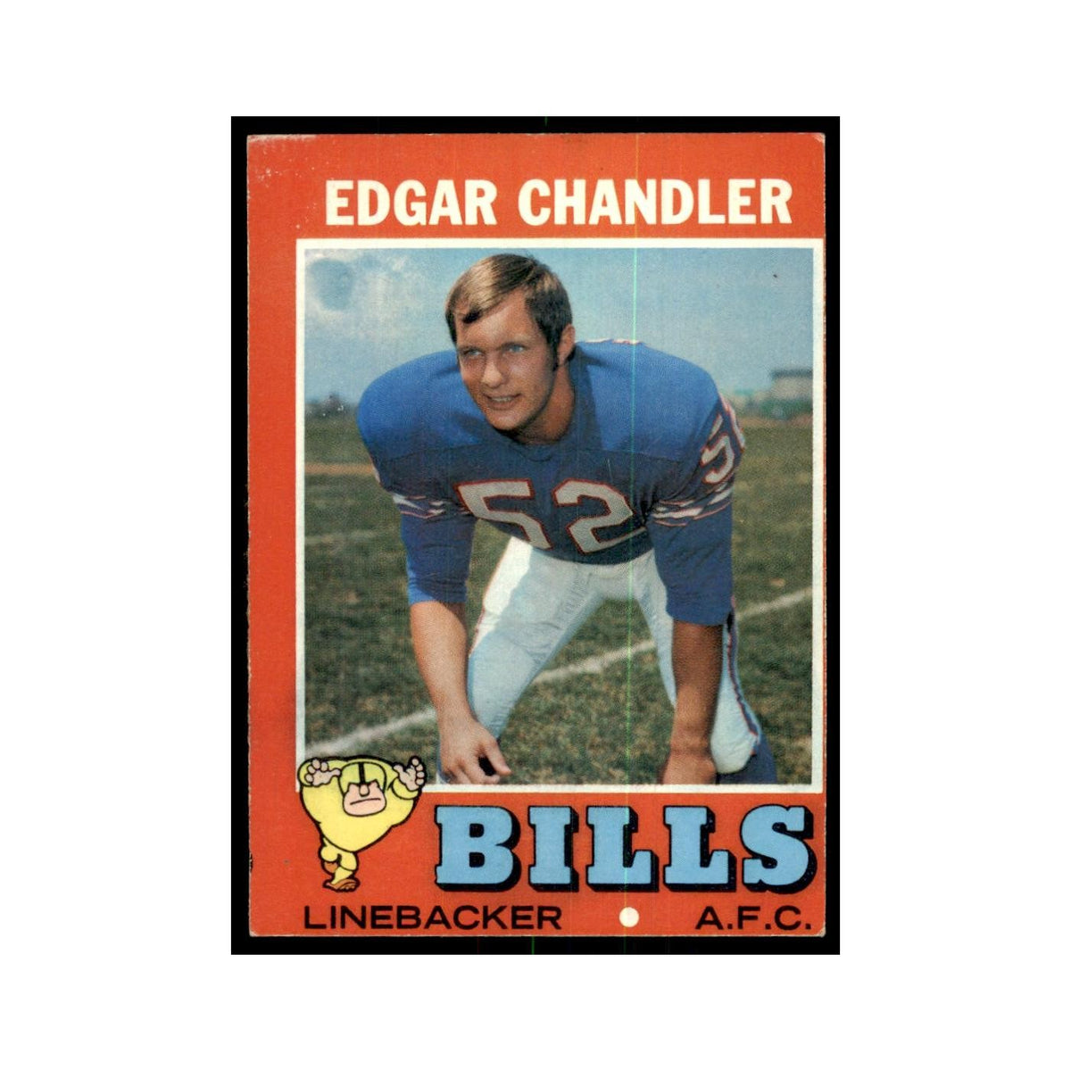 1971 Topps Edgar Chandler Football Cards #86