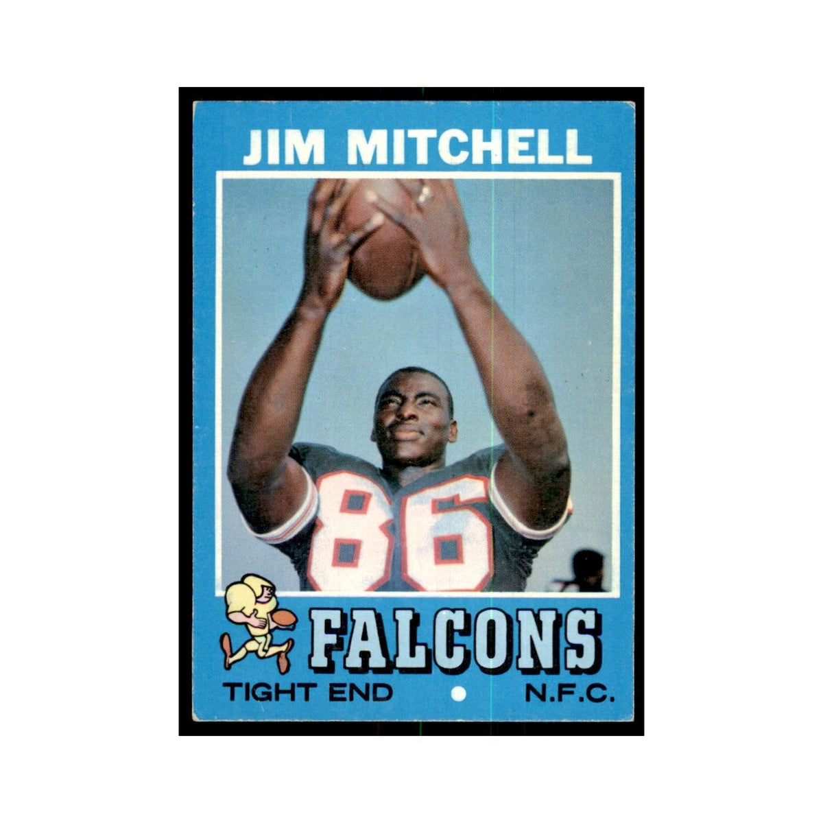 1971 Topps Jim Mitchell Football Cards #84