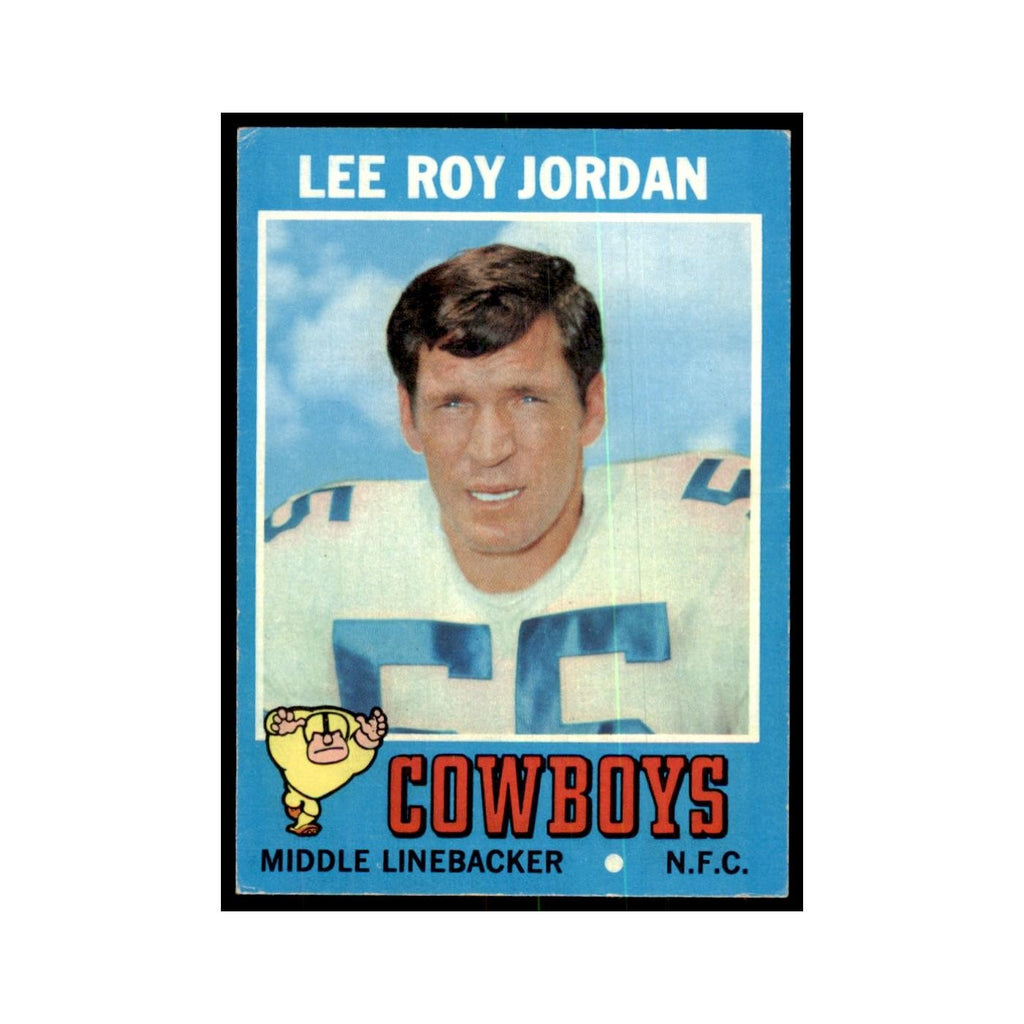 1971 Topps Lee Roy Jordan Football Cards #31