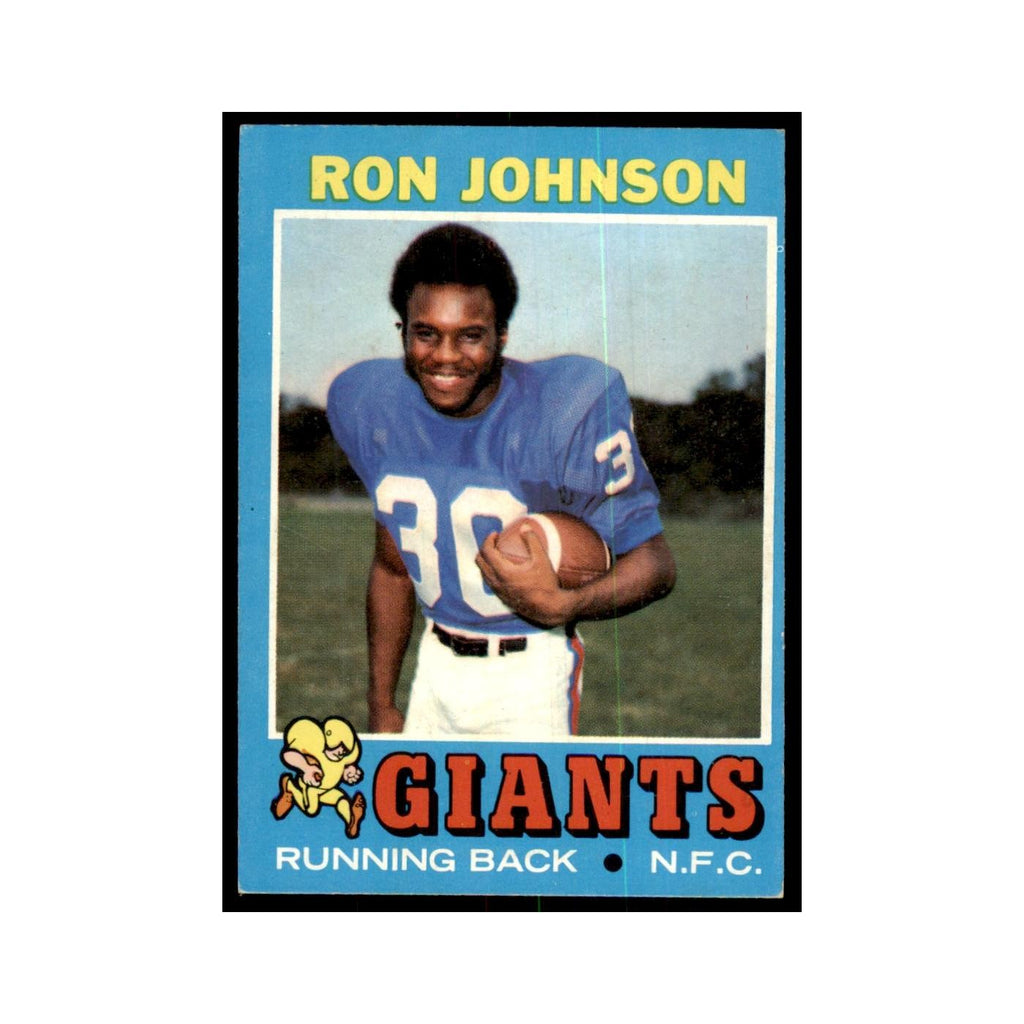 1971 Topps Ron Johnson Football Cards #51