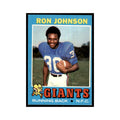 1971 Topps Ron Johnson Football Cards #51