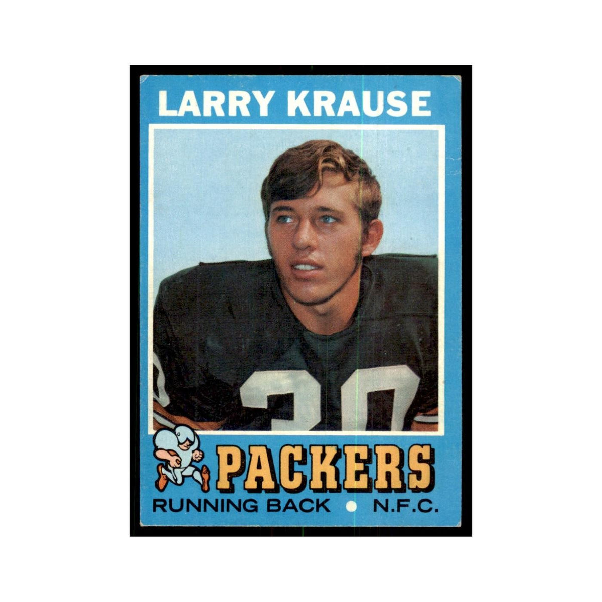 1971 Topps Larry Krause Football Cards #12