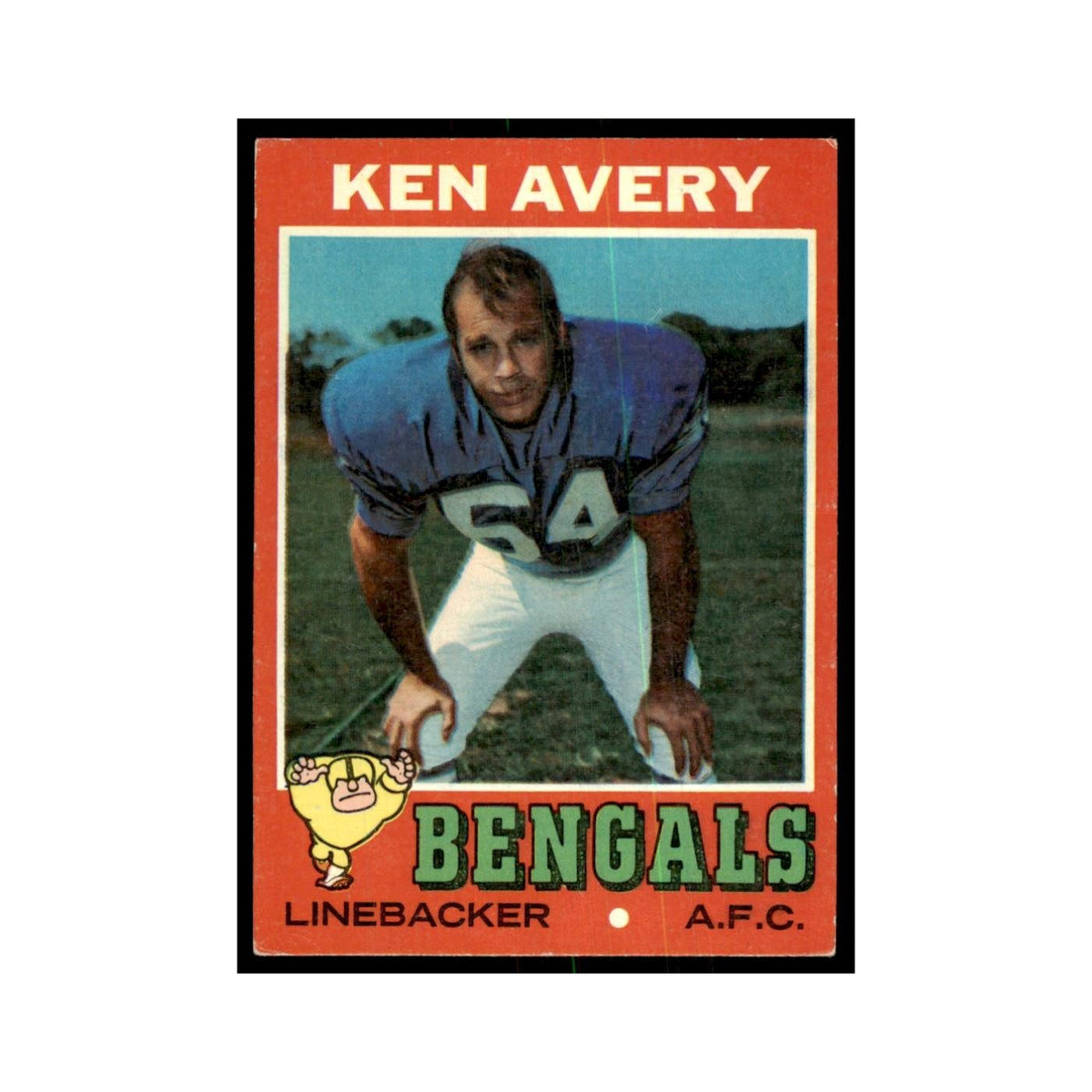 1971 Topps Ken Avery Football Cards #22