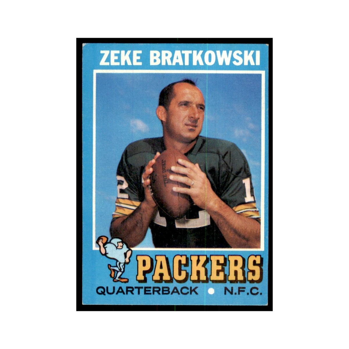 1971 Topps Zeke Bratkowski Football Cards #111