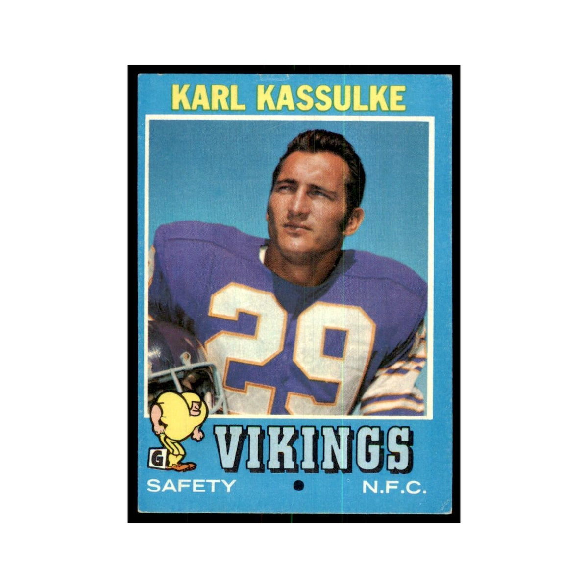 1971 Topps Karl Kassulke Football Cards #46