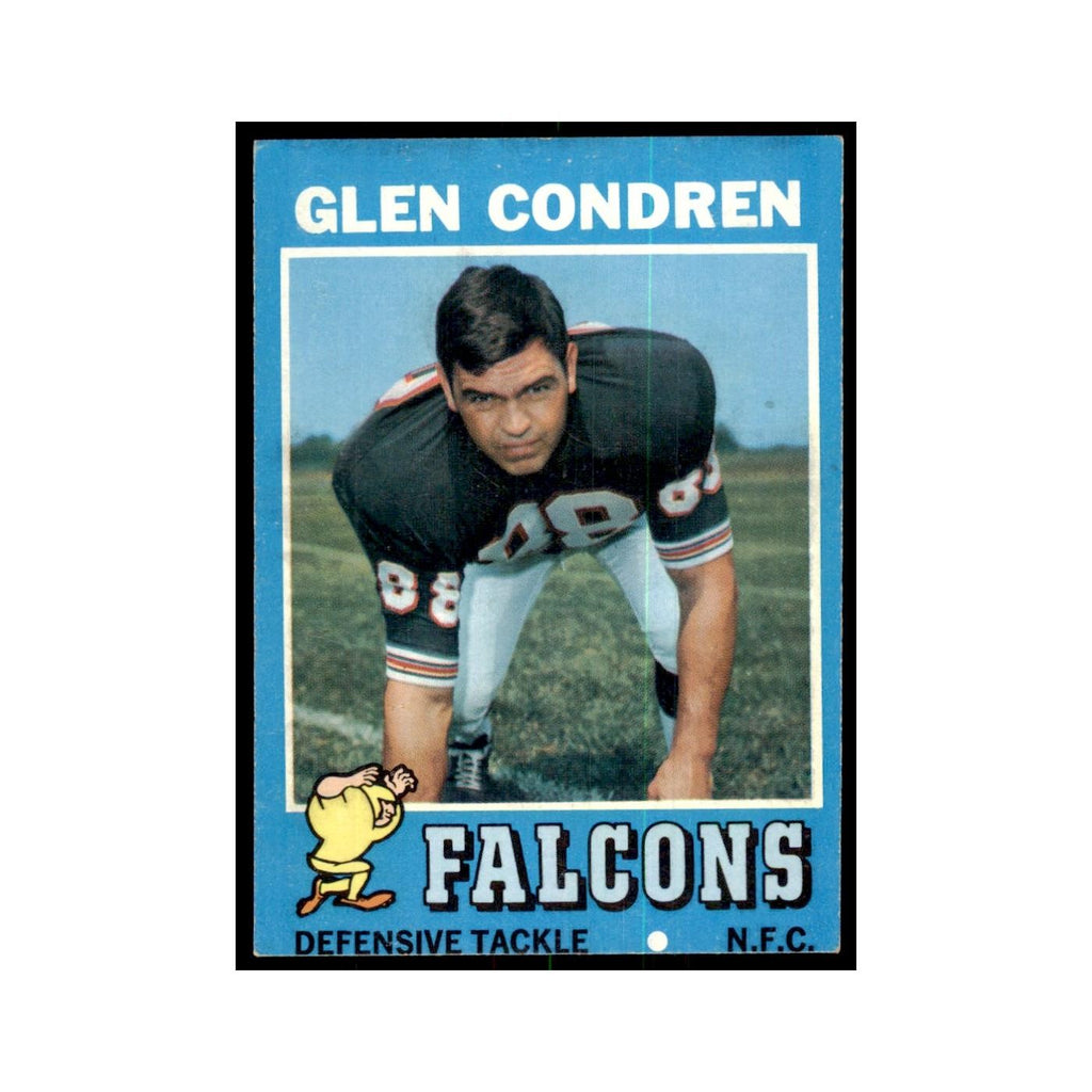 1971 Topps Glen Condren Football Cards #122