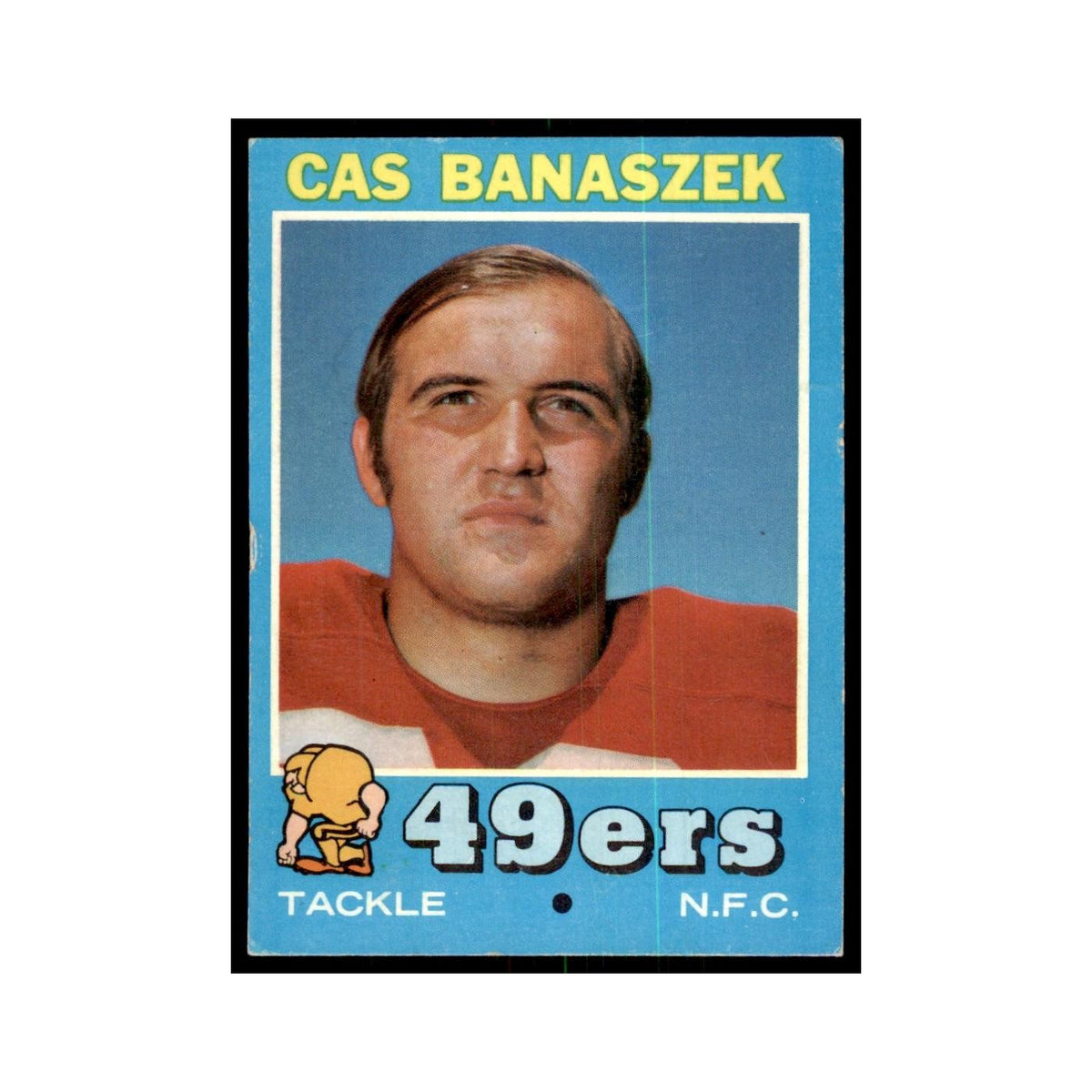 1971 Topps Cas Banaszek Football Cards #52