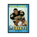 1971 Topps Errol Linden Football Cards #117