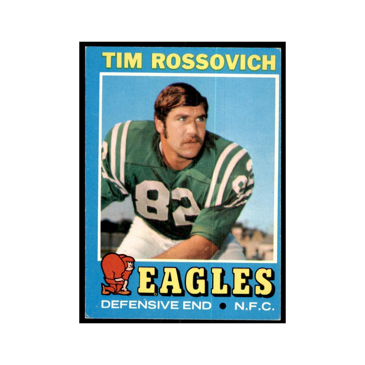 1971 Topps Tim Rossovich Football Cards #116