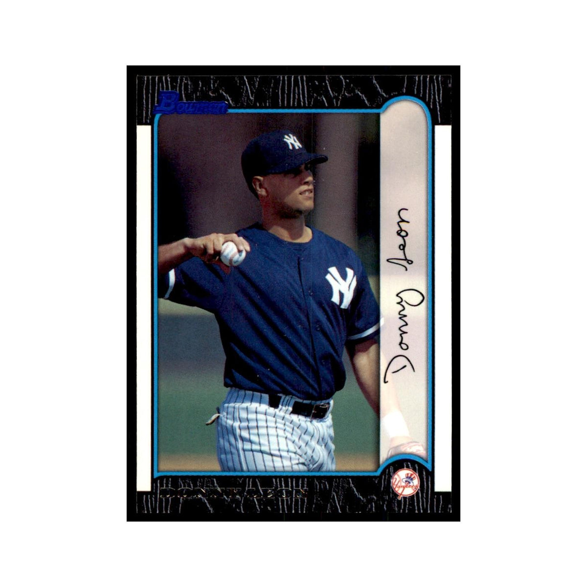 1999 Bowman Donny Leon Baseball Cards #410