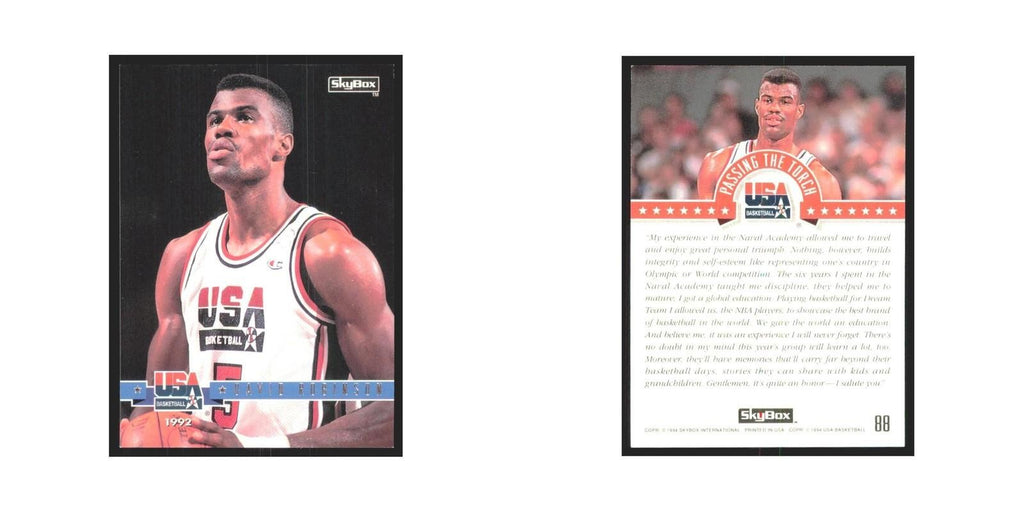 1994 SkyBox USA David Robinson USA #88