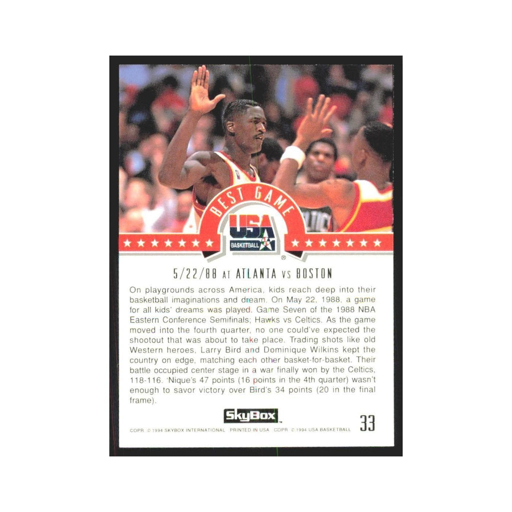 1994 SkyBox USA Dominique Wilkins USA #33
