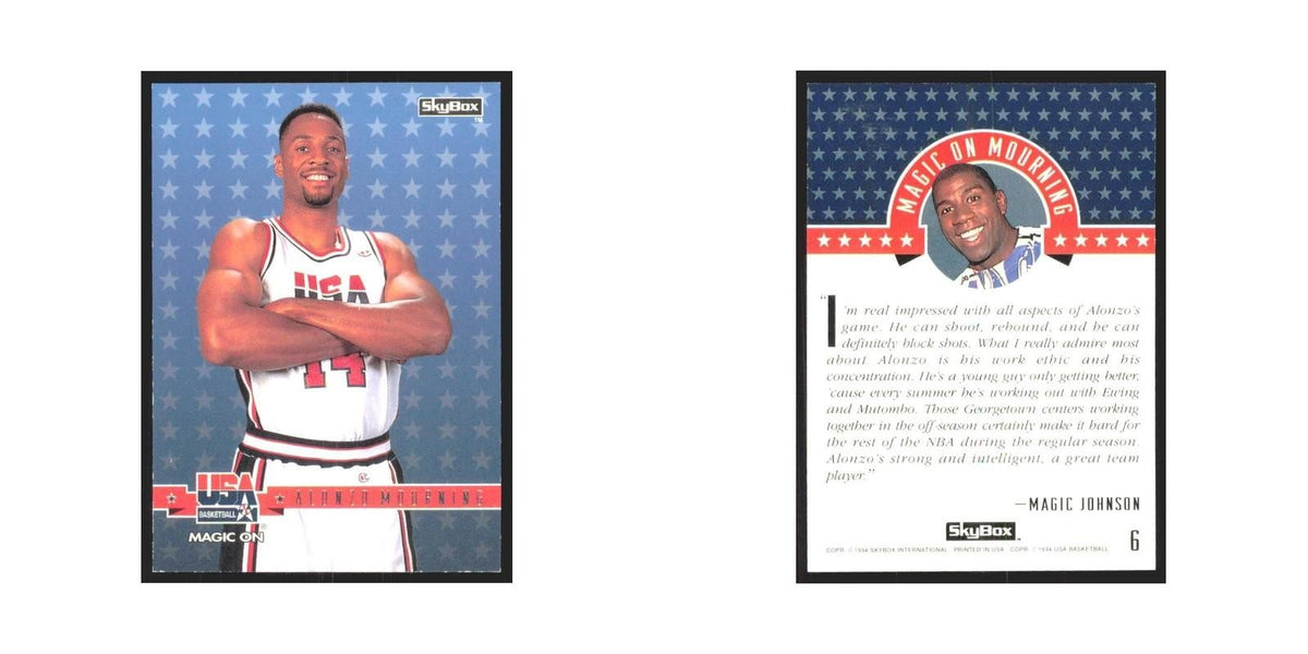 1994 SkyBox USA Alonzo Mourning USA #6