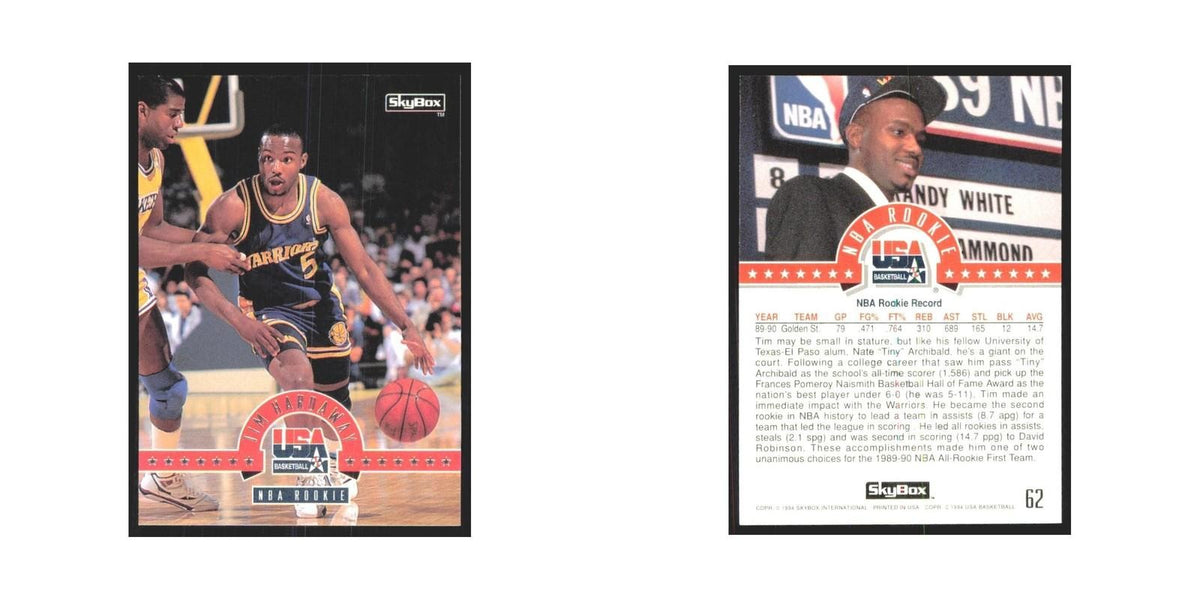 1994 SkyBox USA Tim Hardaway USA #62
