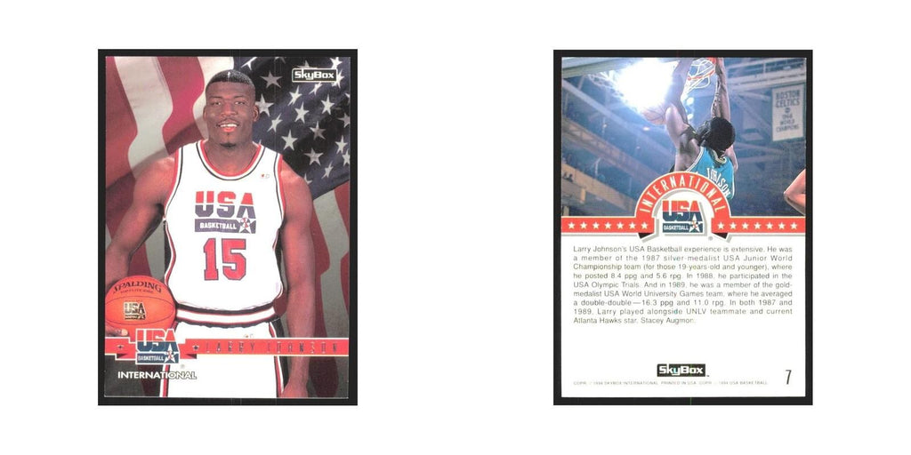 1994 SkyBox USA Larry Johnson USA #7