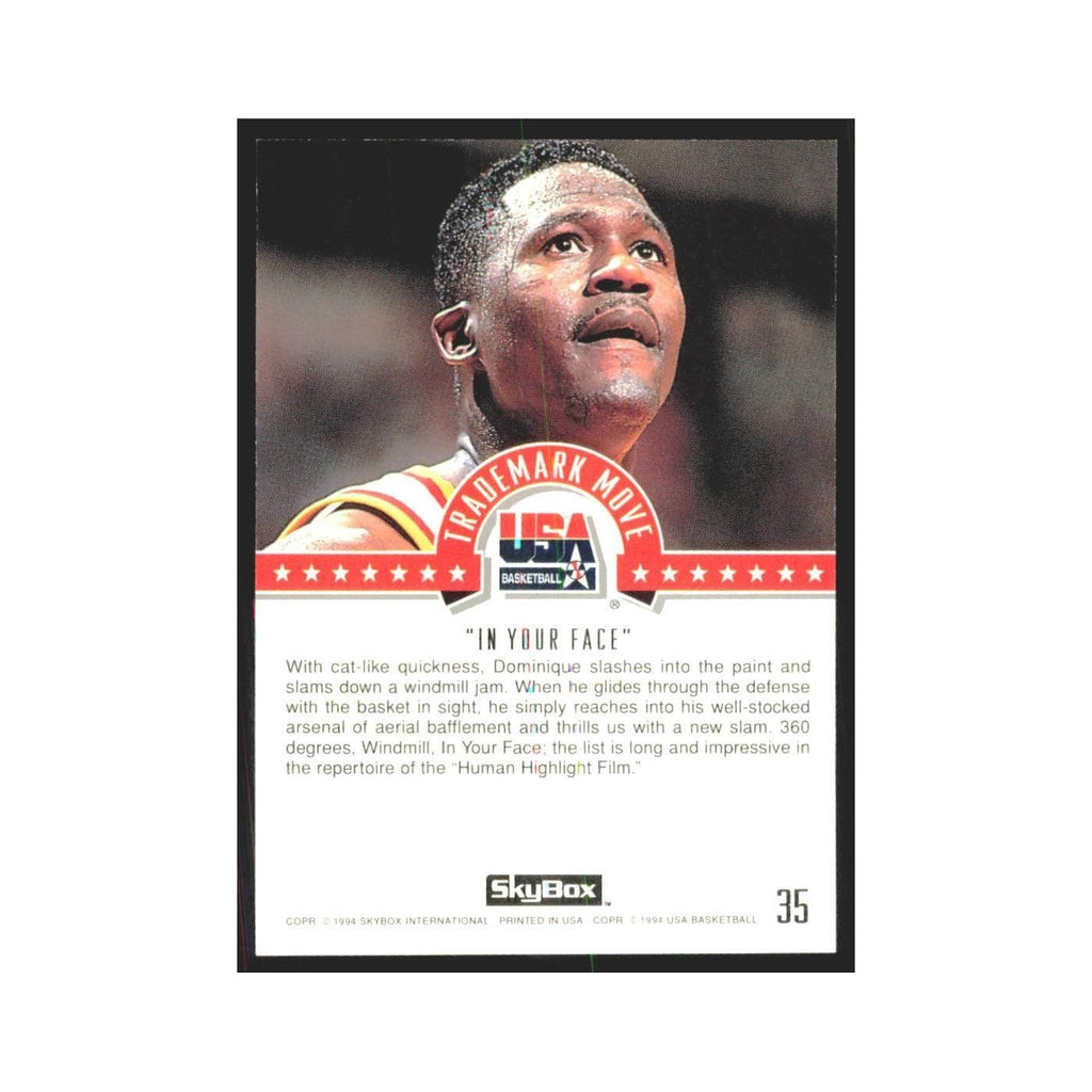 1994 SkyBox USA Dominique Wilkins USA #35