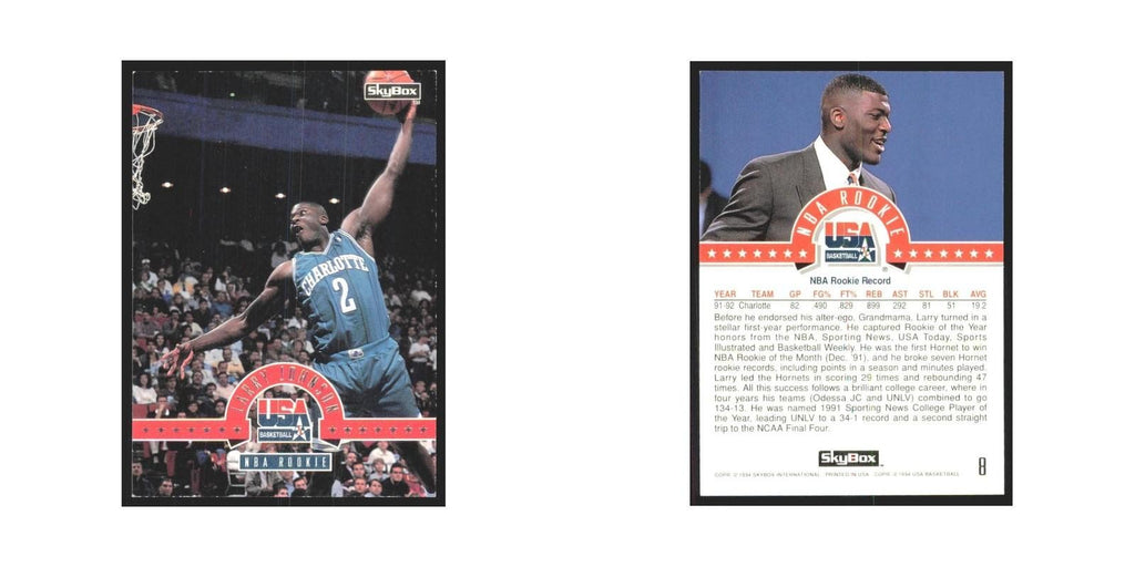1994 SkyBox USA Larry Johnson USA #8