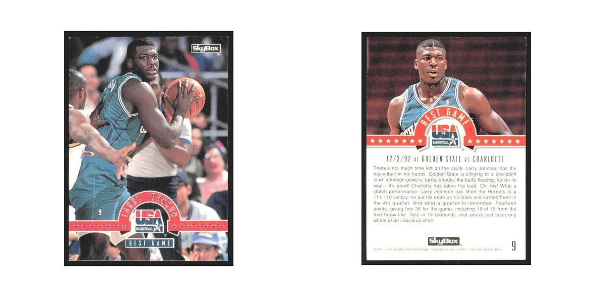 1994 SkyBox USA Larry Johnson USA #9