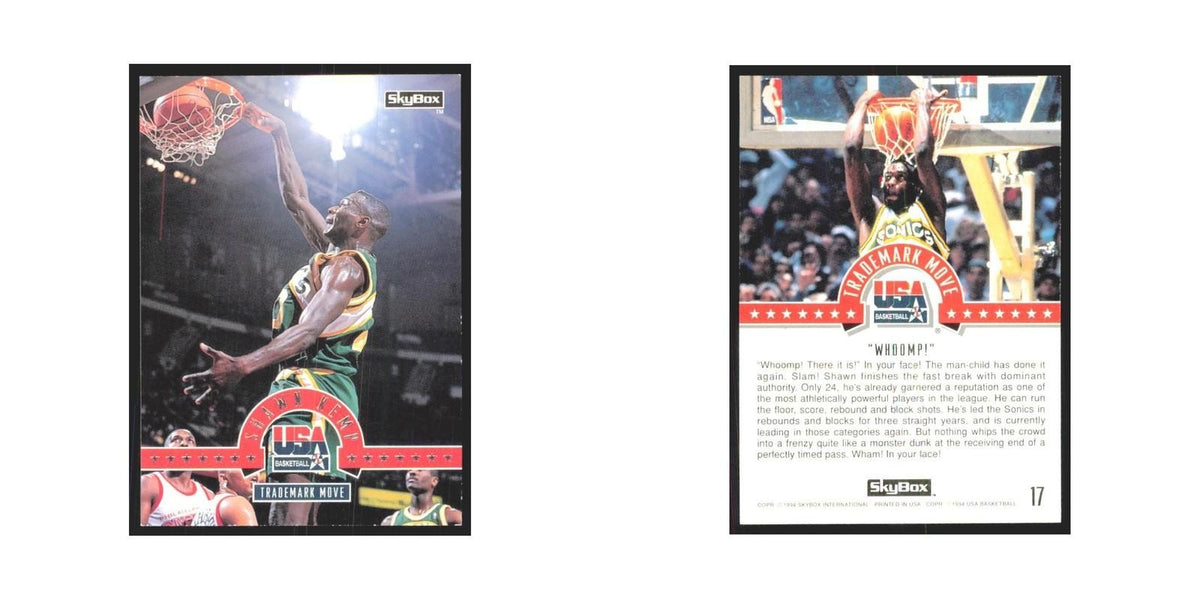 1994 SkyBox USA Shawn Kemp USA #17