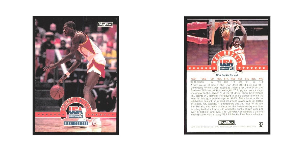1994 SkyBox USA Dominique Wilkins USA #32