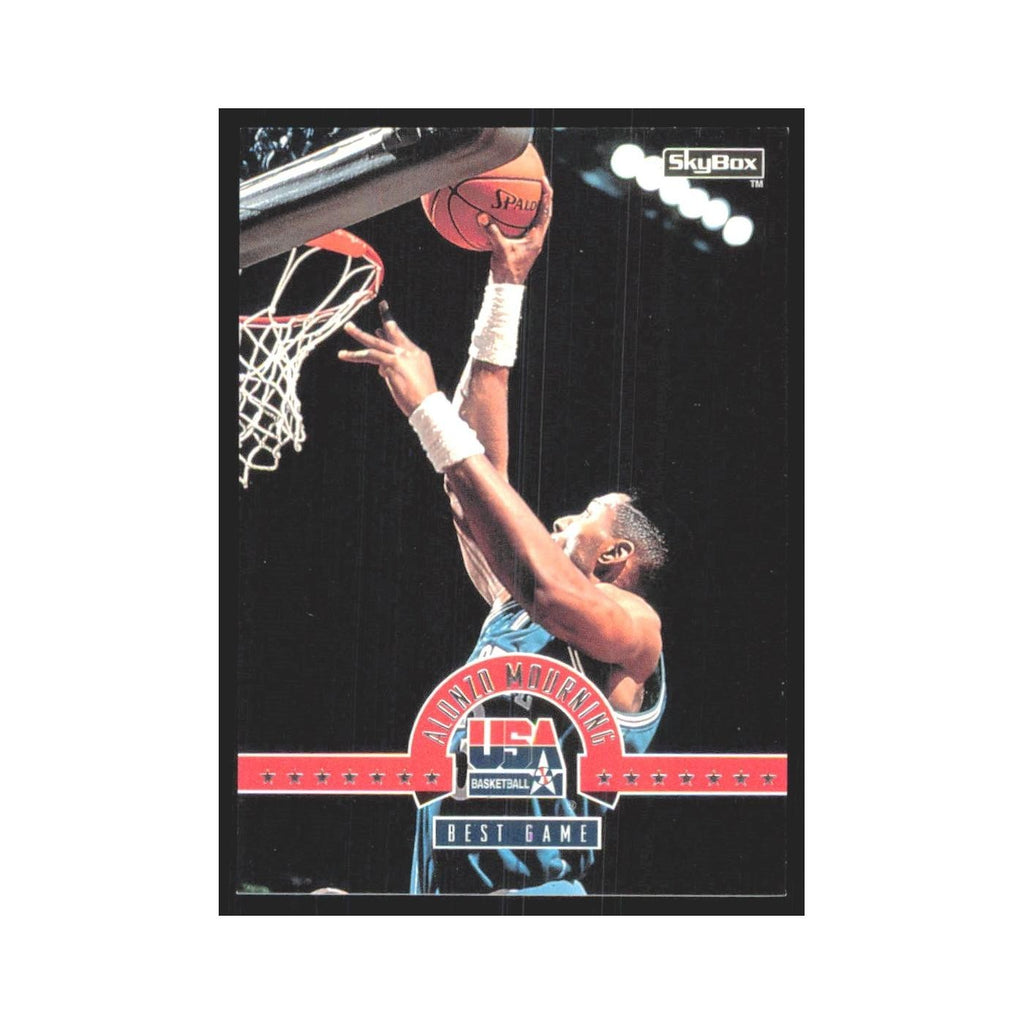 1994 SkyBox USA Alonzo Mourning USA #3
