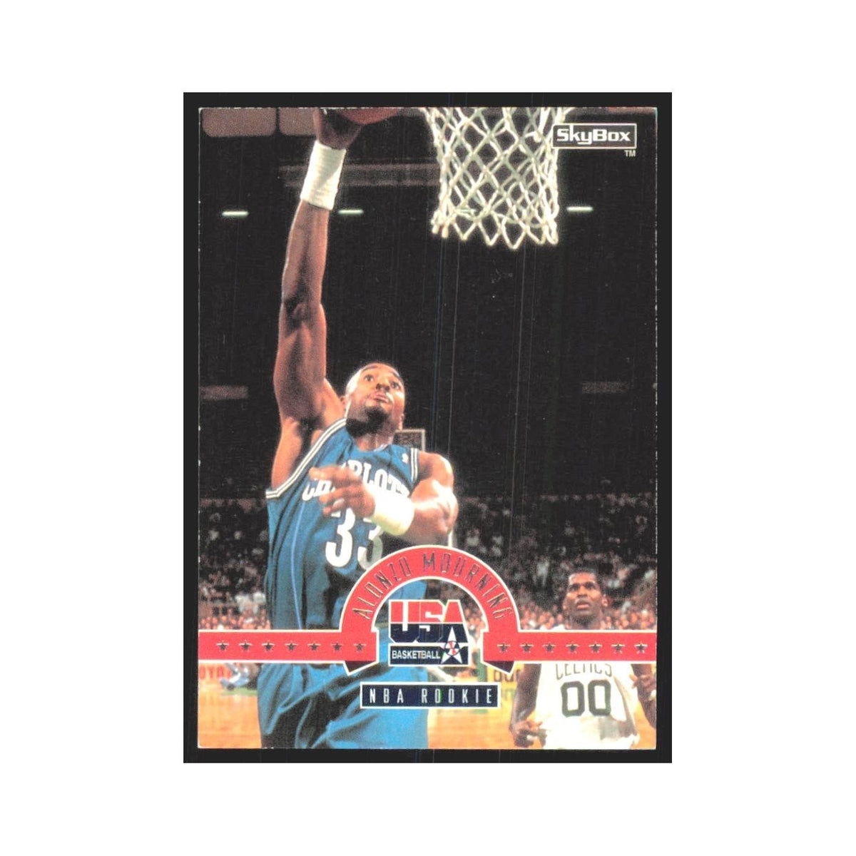 1994 SkyBox USA Alonzo Mourning USA #2