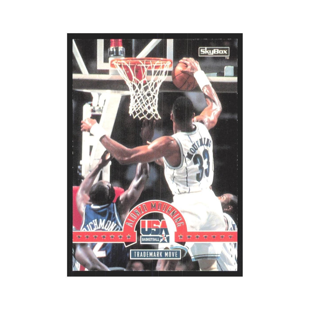 1994 SkyBox USA Alonzo Mourning USA #5