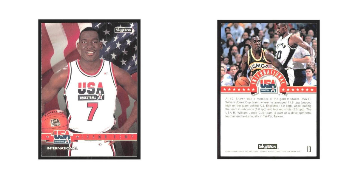 1994 SkyBox USA Shawn Kemp USA #13