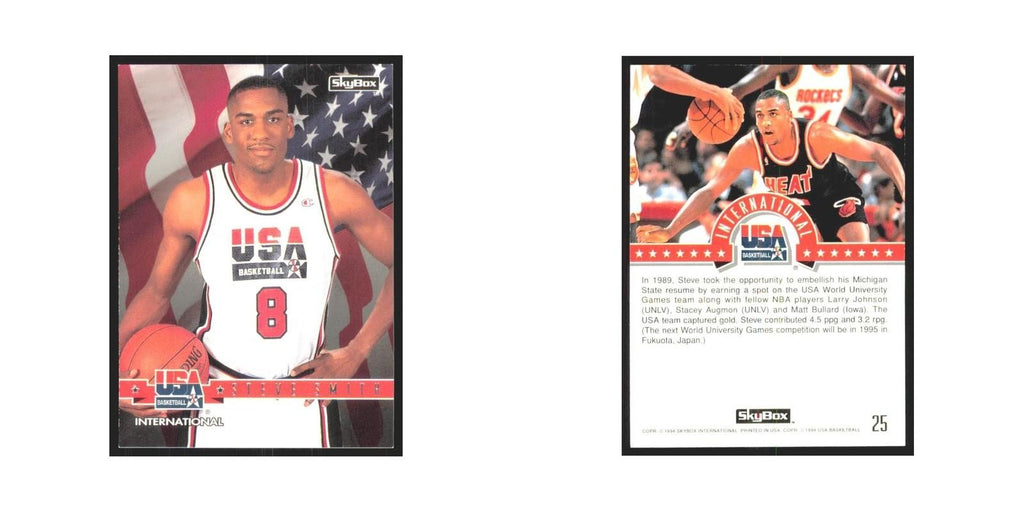 1994 SkyBox USA Steve Smith USA #25