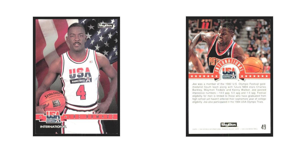 1994 SkyBox USA Joe Dumars USA #49