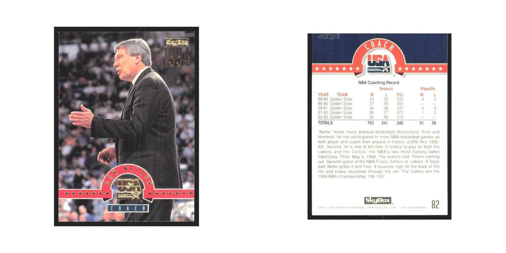 1994 SkyBox USA Don Nelson USA #82