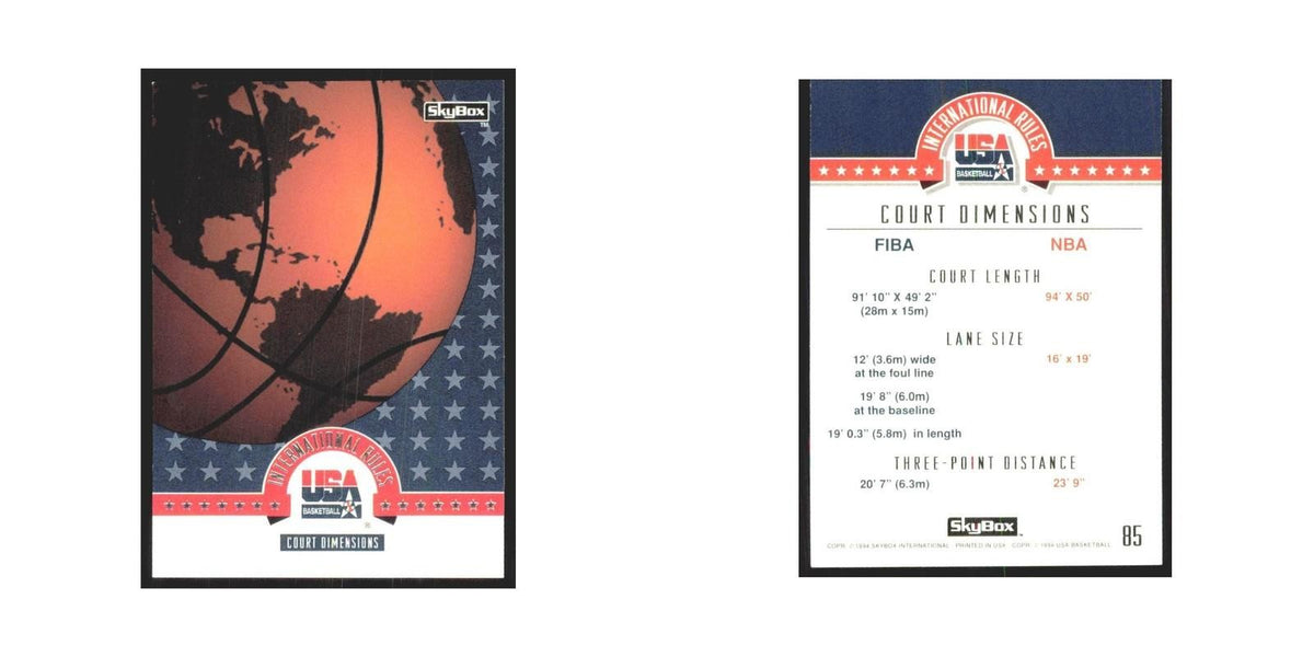 1994 SkyBox USA International Rules USA #85