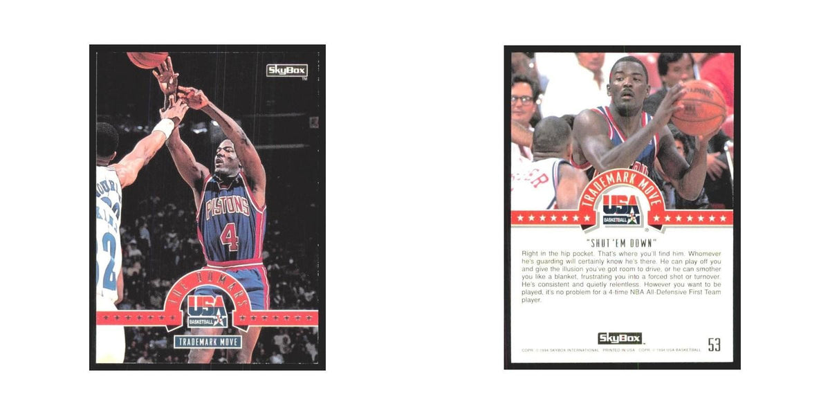 1994 SkyBox USA Joe Dumars USA #53