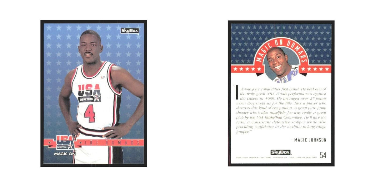 1994 SkyBox USA Joe Dumars USA #54