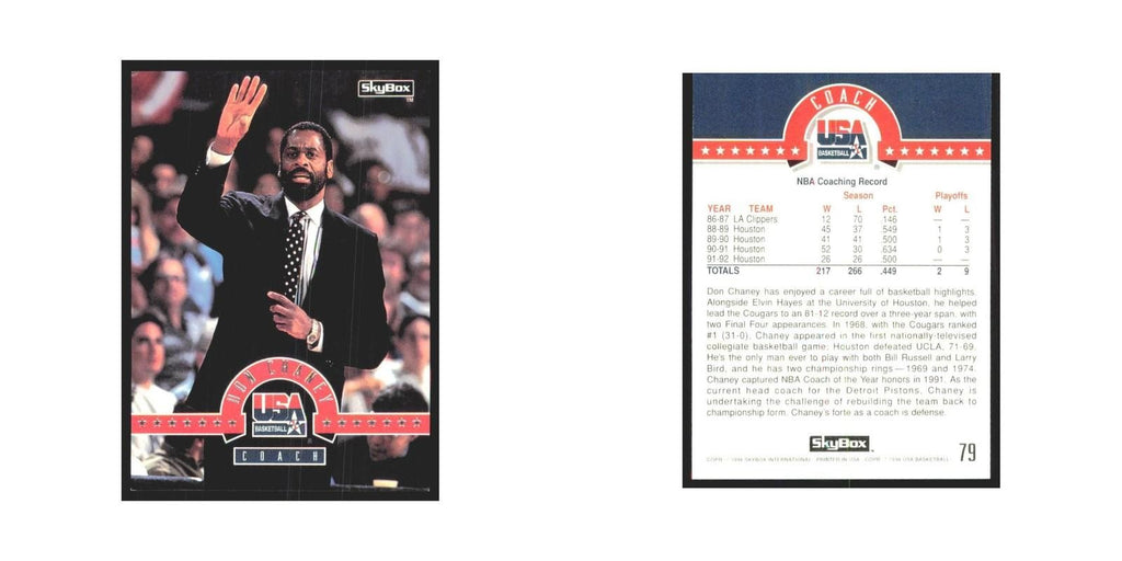 1994 SkyBox USA Don Chaney USA #79