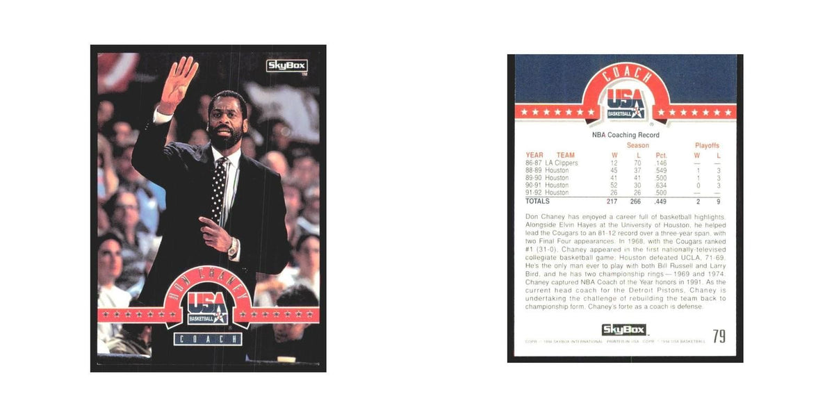 1994 SkyBox USA Don Chaney USA #79