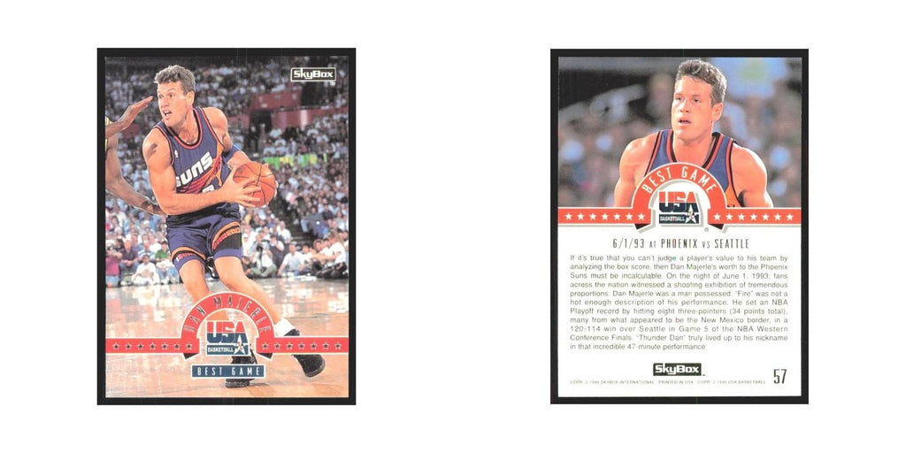 1994 SkyBox USA USA Basketball Card USA #57