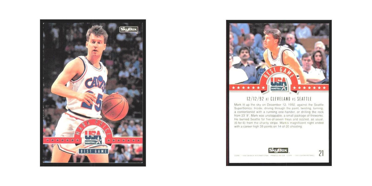 1994 SkyBox USA Mark Price USA #21
