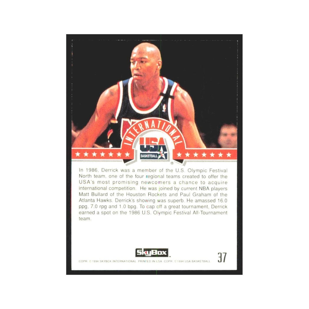 1994 SkyBox USA Derrick Coleman USA #37
