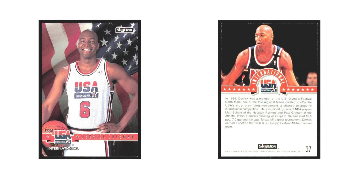 1994 SkyBox USA Derrick Coleman USA #37