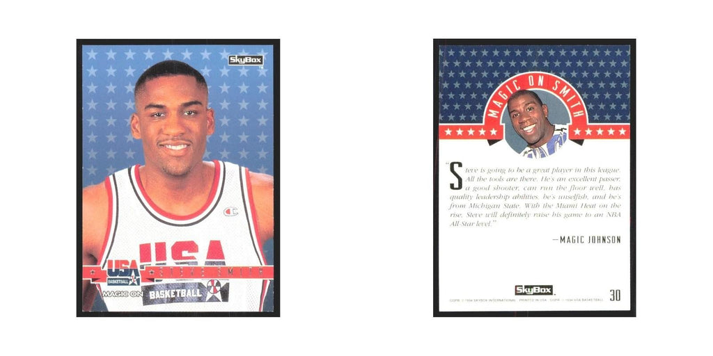 1994 SkyBox USA Steve Smith USA #30