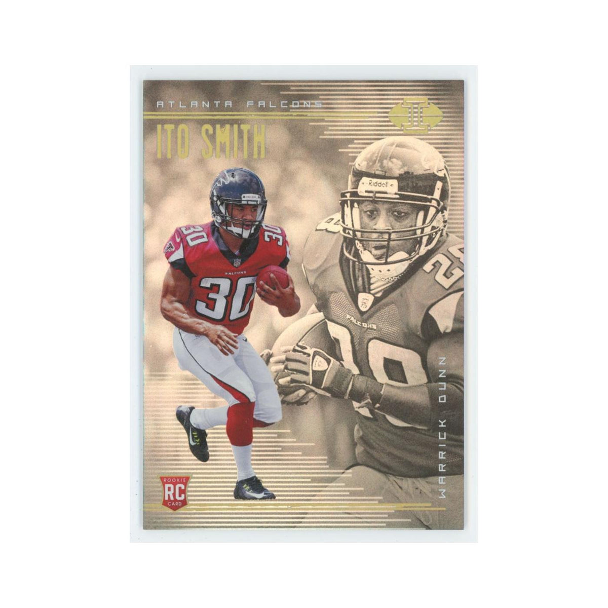 Ito Smith Warrick Dunn Rookie 2018 Panini Illusions #14 Atlanta Falcons NM