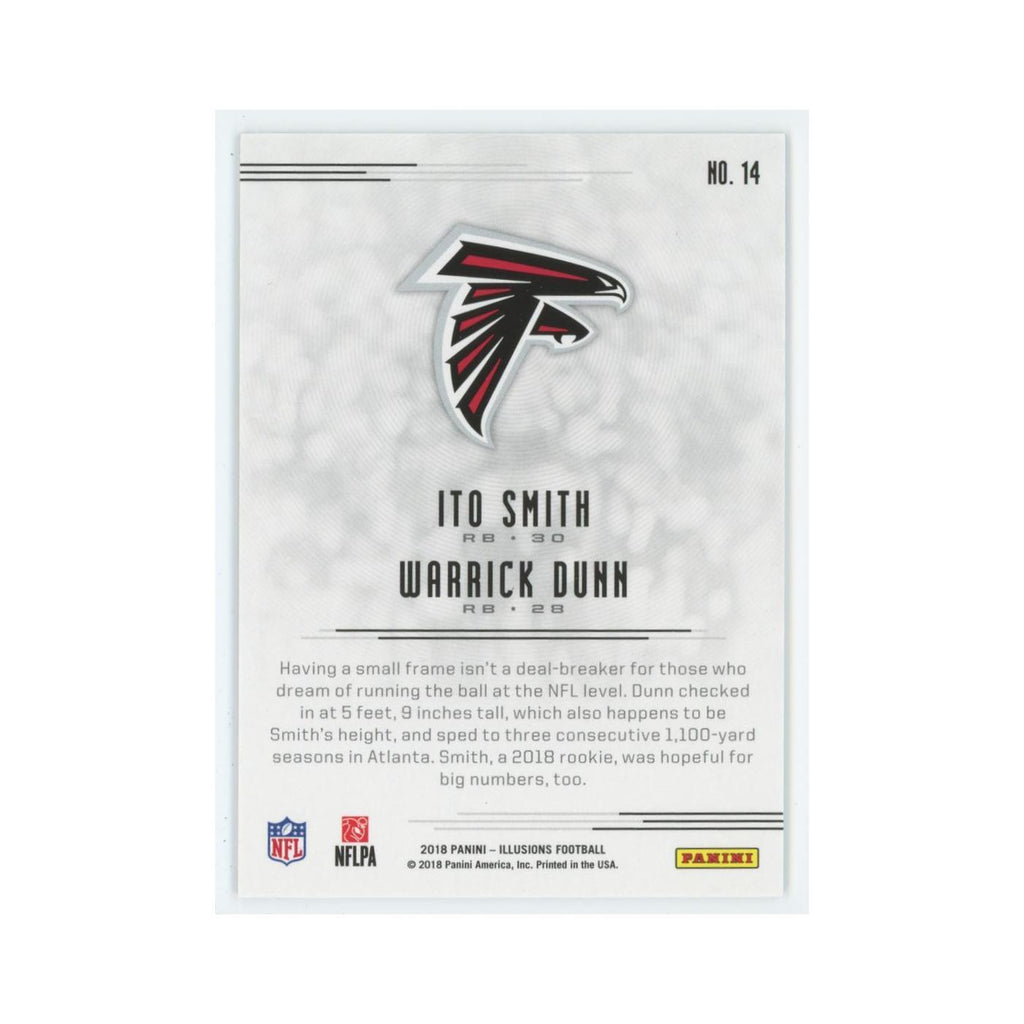 Ito Smith Warrick Dunn Rookie 2018 Panini Illusions #14 Atlanta Falcons NM