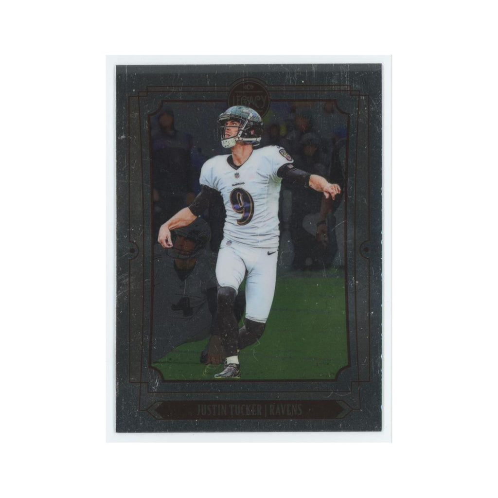 Justin Tucker 2019 Panini Legacy #9 Baltimore Ravens Football Card NM