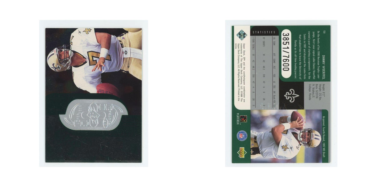 Danny Wuerffel #/7600 1998 Upper Deck SPx #50 New Orleans Saints NM