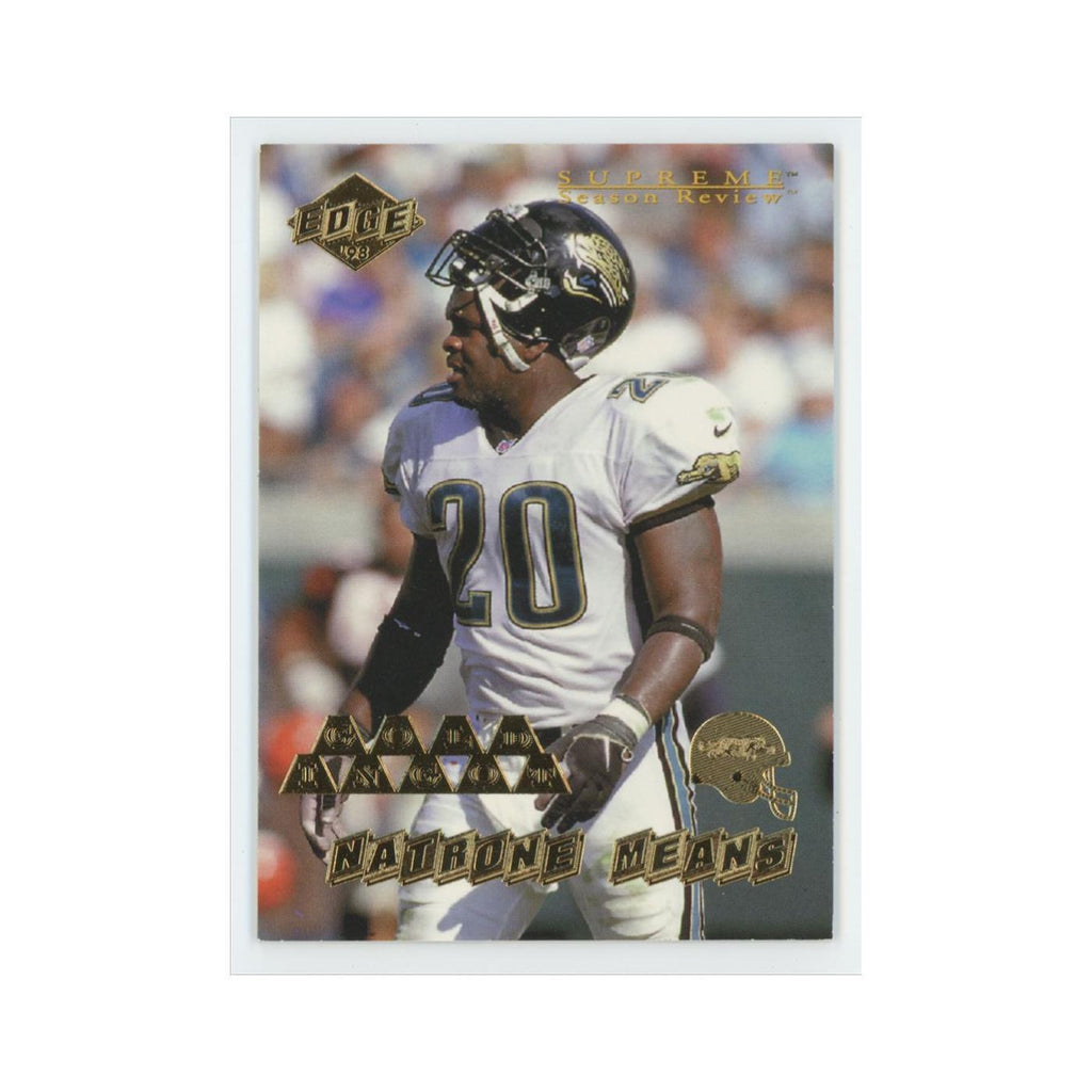 Natrone Means 1998 Collector's Edge Gold #79 Jacksonville Jaguars NM