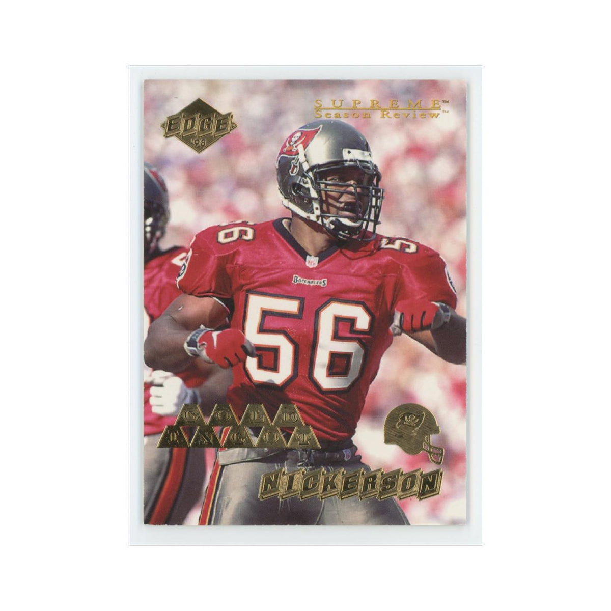 Hardy Nickerson 1998 Collector's Edge Gold #183 Tampa Bay Buccaneers NM