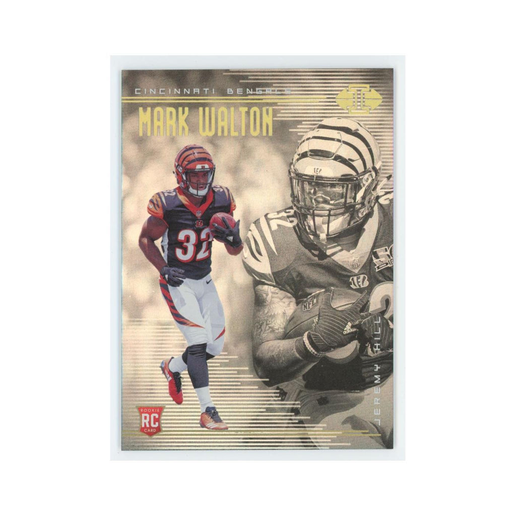 Mark Walton Jeremy Hill Rookie 2018 Panini Illusions #26 Cincinnati Bengals NM