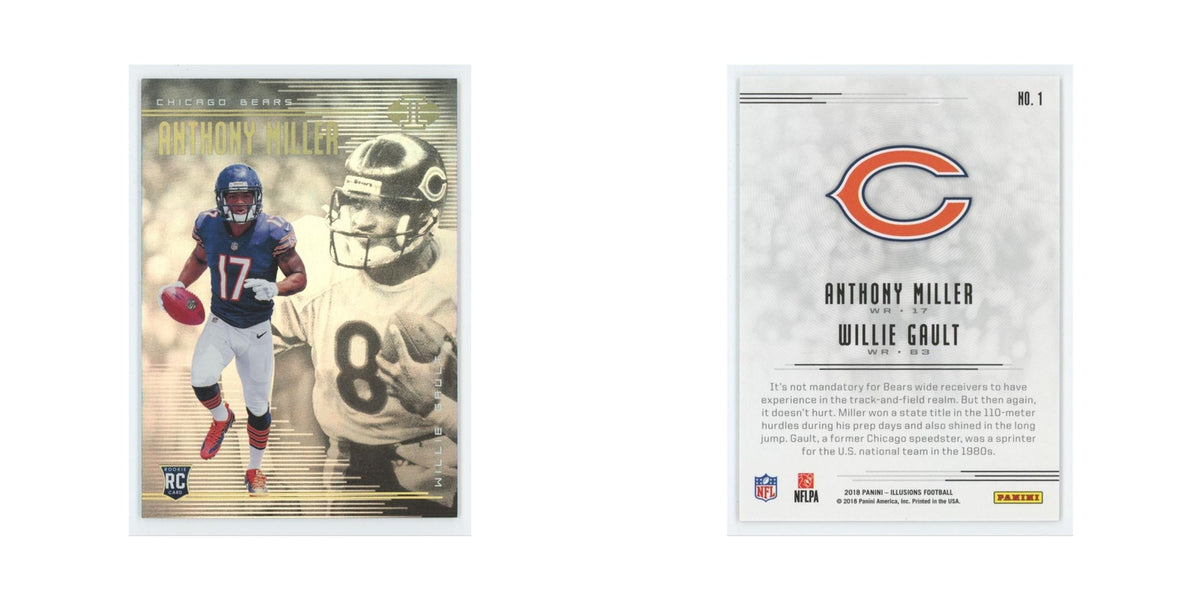 Anthony Miller Willie Gault Rookie 2018 Panini Illusions #1 Chicago Bears NM
