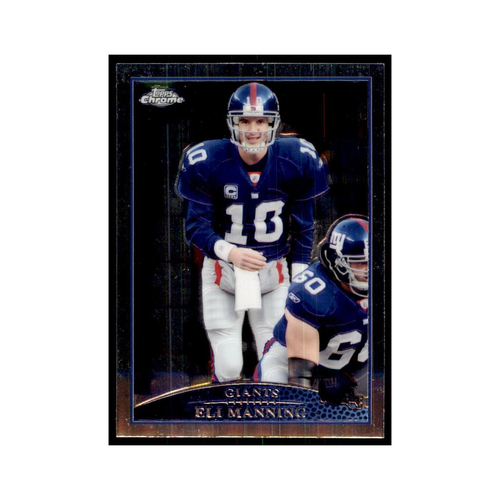 2009 Topps Chrome Eli Manning Football Cards #TC91